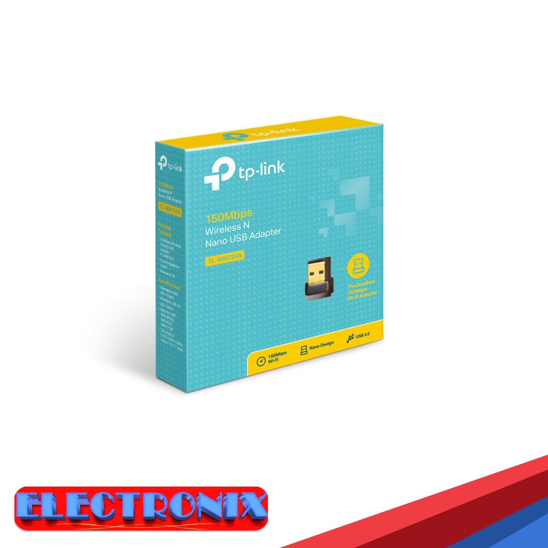 Adaptador USB WiFi N Nano 150 Mbps – TP-Link TL-WN725N