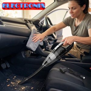 Aspiradora Portátil Recargable – Para Uso en Seco y Húmedo, Ideal para Casa o Vehículos