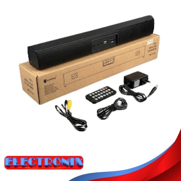Barra de Sonido Bluetooth FCC HiFi NR-7019C – Wireless, TWS, USB, Micro SD y Manos Libres