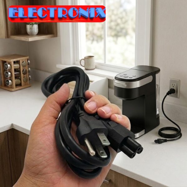 Cable AC Tipo Mickey / 3 Huecos – Conector en “Mickey Mouse” para Laptops y Equipos Electrónicos