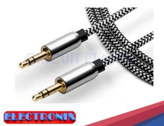Cable Auxiliar 3.5mm Macho a Macho – 1m | Audio Claro y Alta Compatibilidad