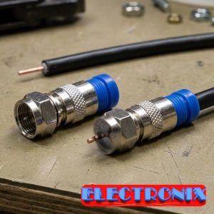 Conector Coaxial para Cable RG6 – Súper Resistente y Fácil de Instalar