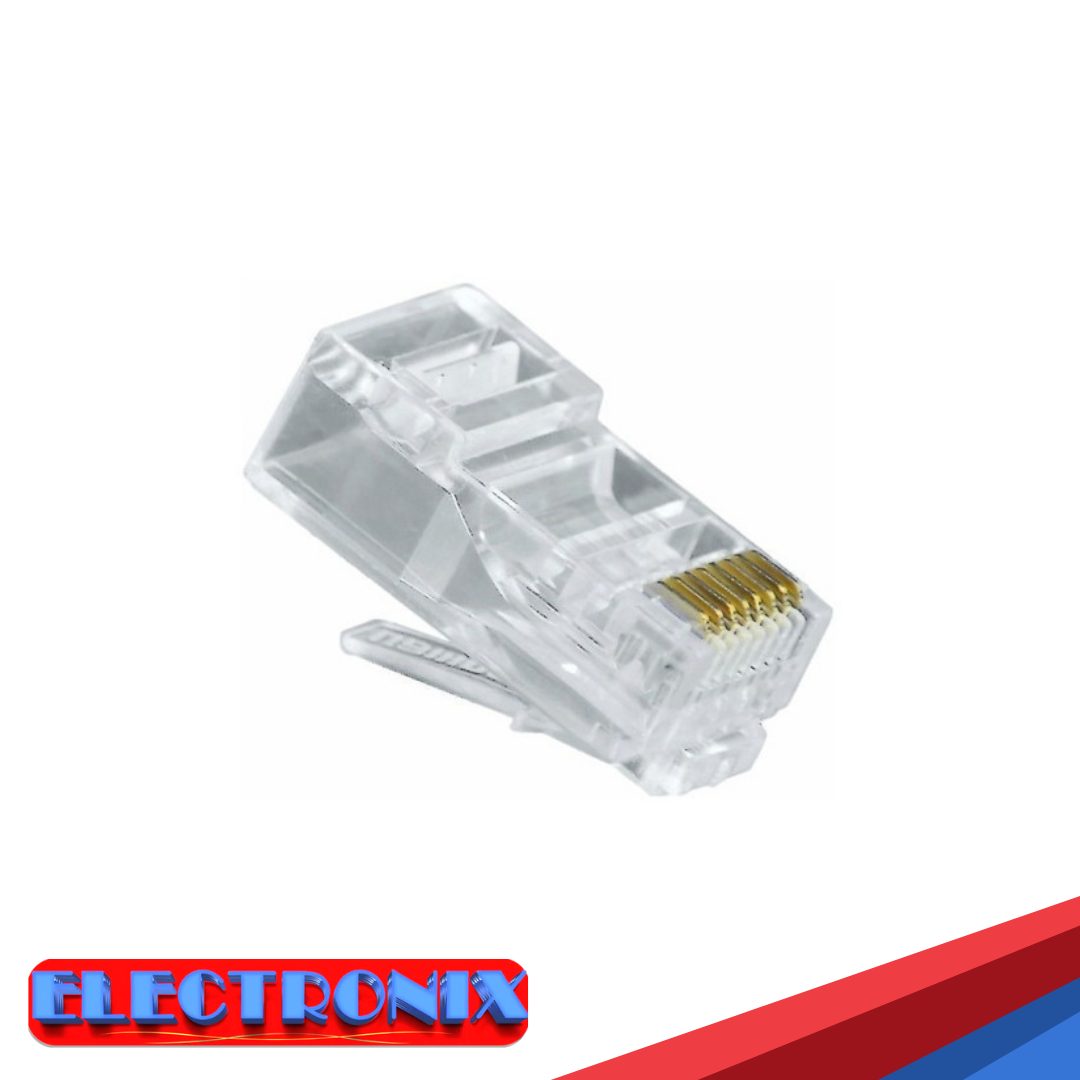 Conectores RJ45 para Cable LAN UTP – Compatibles con Cat 6