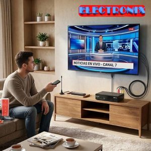 Decodificador HD DVB-T2 Caja TDT con USB, PVR .