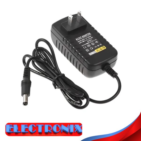 Fuente de Poder 12V 3A – Alimentación Estable para Cámaras y Luces LED