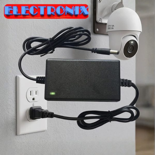 Fuente de Poder 12V 5A – Energía Estable y Segura para Cámaras y Dispositivos Electrónicos