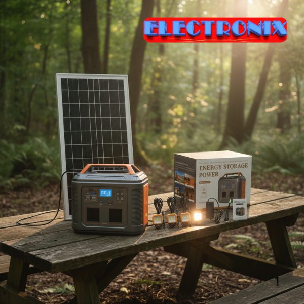 Kit Solar Portátil con bateria litihum /litio y panel solar de 400W – Energía limpia y confiable donde la necesites