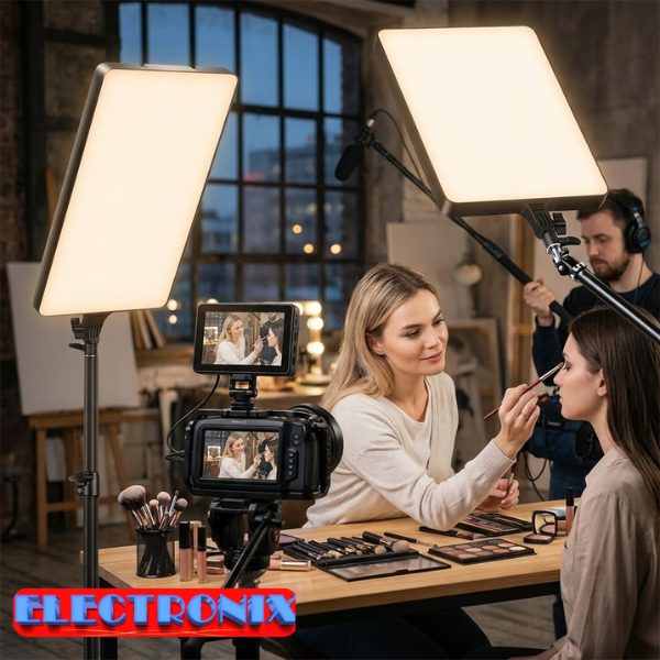 Luz LED Rectangular Profesional Regulable FCC RL-24 con Control Remoto – Iluminación de Alta Precisión CRI 96+