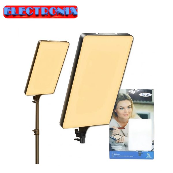 Luz LED Rectangular Profesional Regulable FCC RL-24 con Control Remoto – Iluminación de Alta Precisión CRI 96+