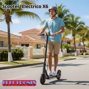 Scooter Eléctrico FCC X6 – Plegable, Potente y Todo Terreno