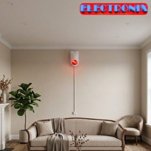 Sirena de Alarma Inalámbrica Compatible con Sistemas SMART – WIP-AK010 y AK008 Alimentación 120V