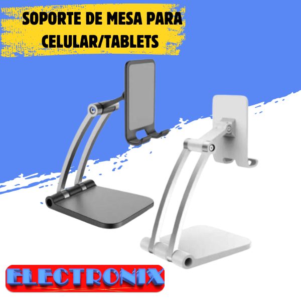 Stand Multifuncional para Escritorio – Ajustable y Estable para Celulares
