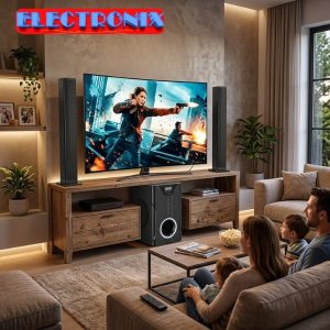 Teatro en Casa 1200W | Subwoofer 6.5" + Barras Laterales | Bluetooth, USB, SD, MP3 & Hi-Fi