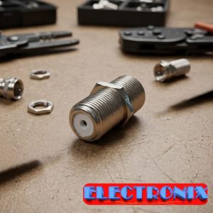 Unión Coaxial Hembra para Cable RG6 – Conector de Alta Calidad